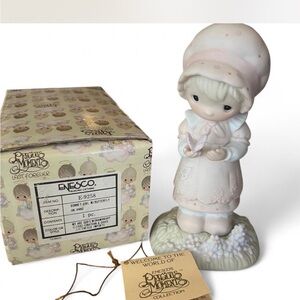 Vintage Precious Moments ‘We are God’s Workmanship’ in good condition!